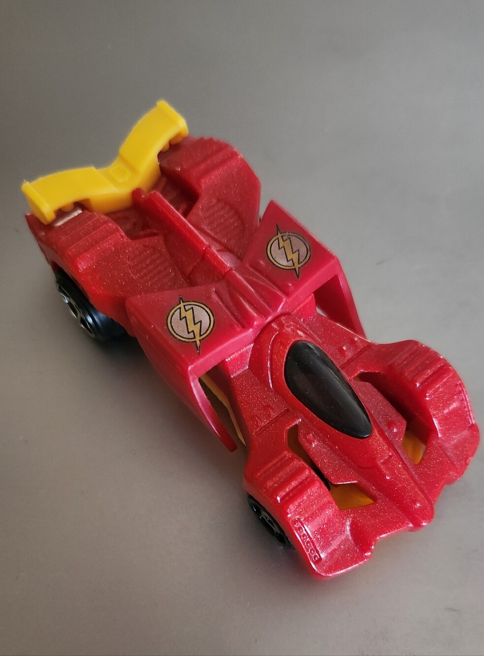 Hot Wheels McDonald's Pull & Go Flash Car Red Plastic - 2016 Collectible